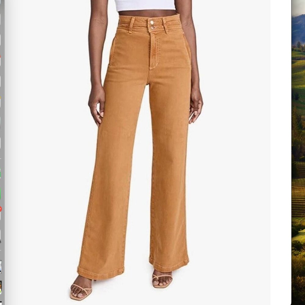 Joes Jeans Vintage Wide Leg Stretch in Tan